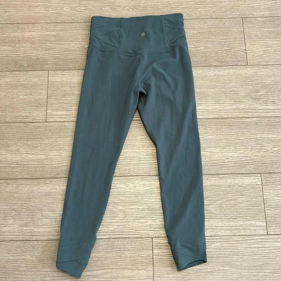 Athleta Elation Pirouette 7/8 Tight Leggings in dusty blue green size small - Picture 10 of 11